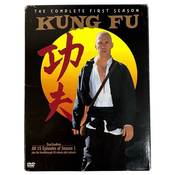Kung Fu: The Complete First Season 1 (2004 DVD) 3 Disc Set Y2K - Picture 1 of 4